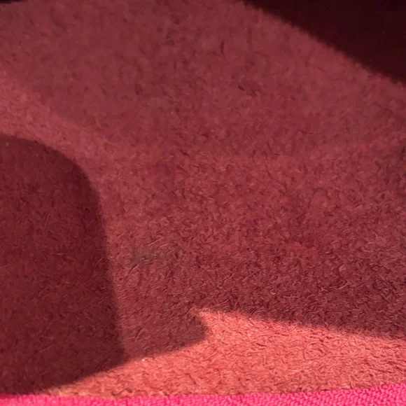 GAP Fuchsia Leather Pouch Wallet Wristlet - Picture 8 of 10